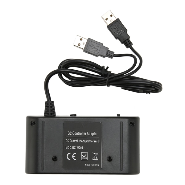 GC-ohjainsovitin 4 porttia 3-in-1-peliohjainsovitin Turobo-toiminnolla Switchille Wii U PC:lle