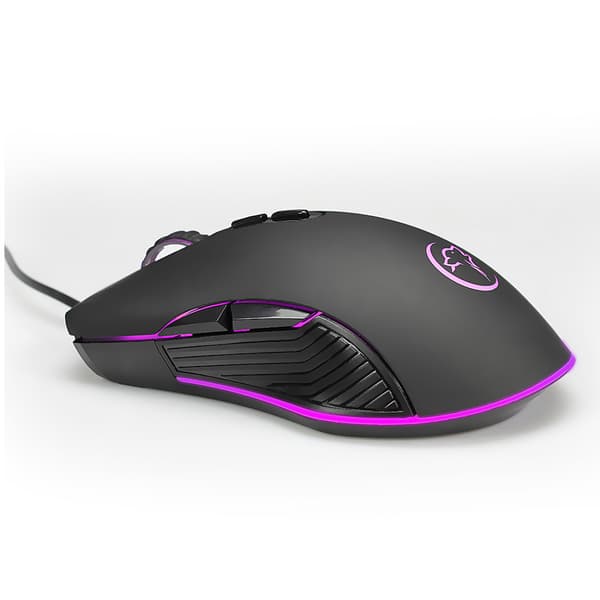 Kablet Gaming Mus, 3200 DPI, 7 Programmerbare Knapper, RGB Ba