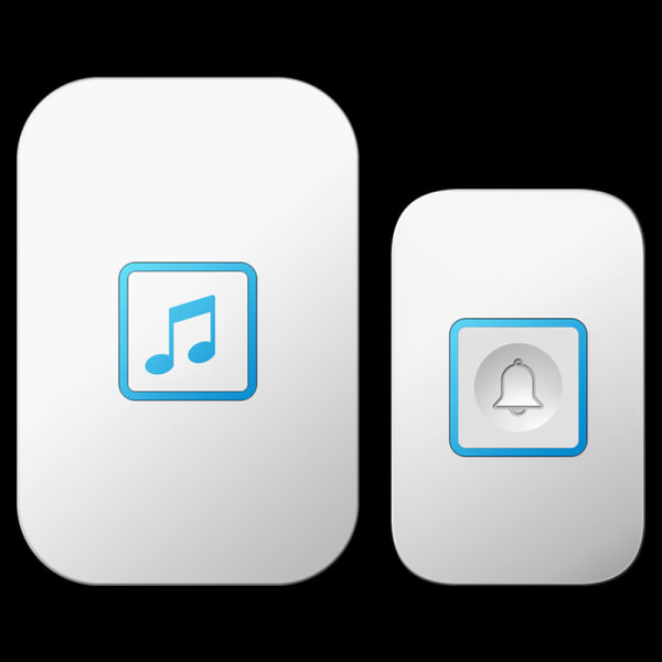 Trådlös dörrklocka, vattentät dörrklocka för hemmet, flera volymer