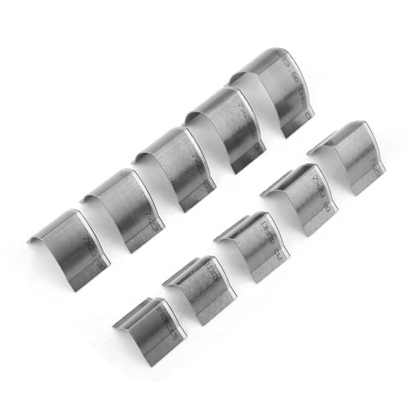 10 st DIY Läderhantverk Bälte Ände Platt/Skarp Ände Stans Skärmform Set (skarp ände)
