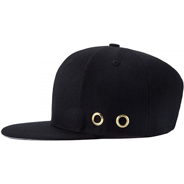 Klassisk Snapback-hatt Hip Hop Flat Bill Visor Cap - Unisex Annons E