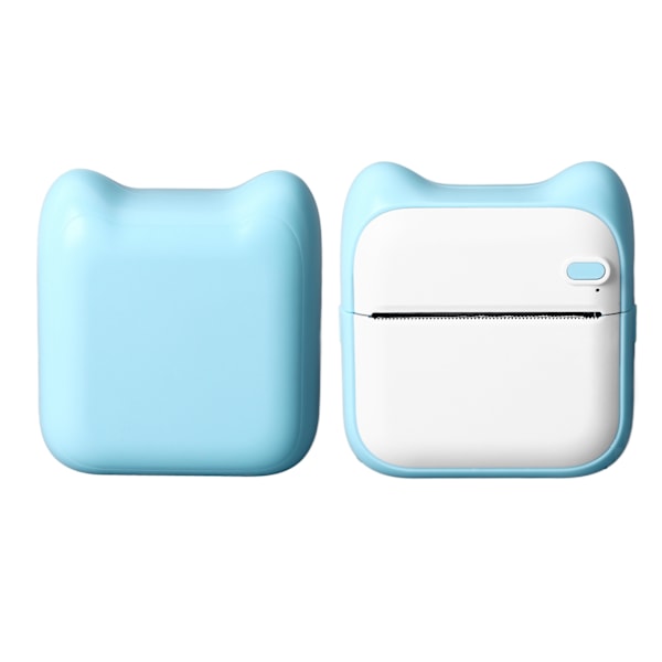 Bluetooth Mini Lommeprinter Blækfri Genopladelig Lomme Termisk Printer Trådløs Lomme Billedprinter med 5 Rullepapir