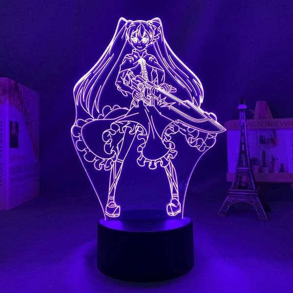 Anime Akame ga Kill Mine lampe Cool 3D Illusion Natlampe Ho