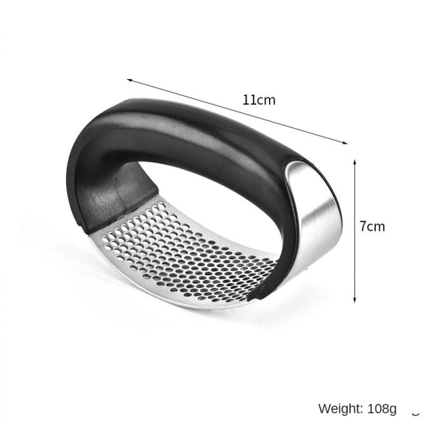 Hvidløgspresser Rocker, Rustfrit Stål Hvidløg Hakker Knuser Professionelle Køkken Gadgets Hvidløg Hakker Med Ergonomisk Håndtag