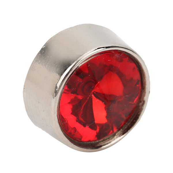 20 st nitar med rund nitar i legering för gör-det-själv-skor, kläder och väskor, dekoration med 20 st brickor, 12 mm, röd