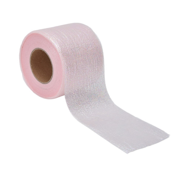 Symphony Ribbon Gradient Julband Rulle DIY Hemmagjorda Barnbåge Hårprydnad Tulle RulleLjusrosa