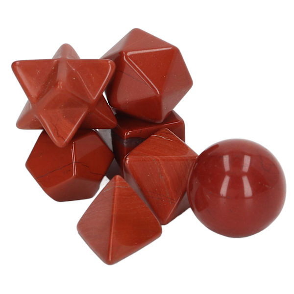 7 st chakra kristaller utsökta geometriska kristallstenar chakra healing kristaller kit för meditation hem inredning röd