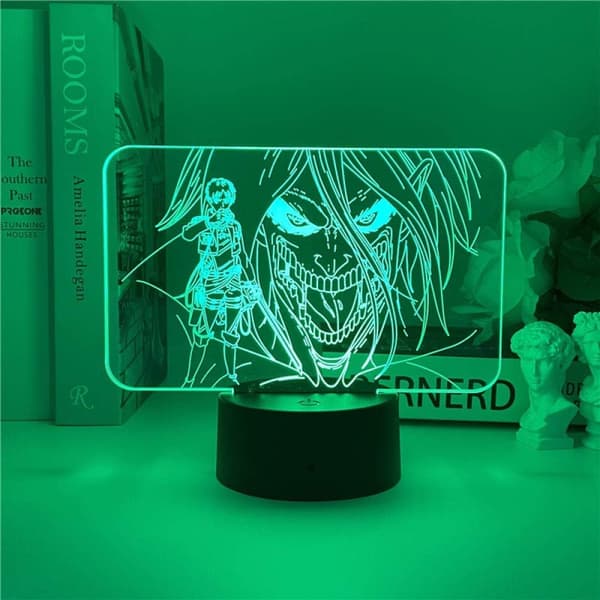Attack on Titan 3D Anime Lampe Nat Levi Ackerman Illusion N