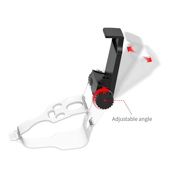 Kontroll Mobiltelefonhållare för Xbox Series X Controller Telefonklämma Xbox Controller Mobiltelefonfäste Justerbar Telefonhållare Klämma Kompatibel med
