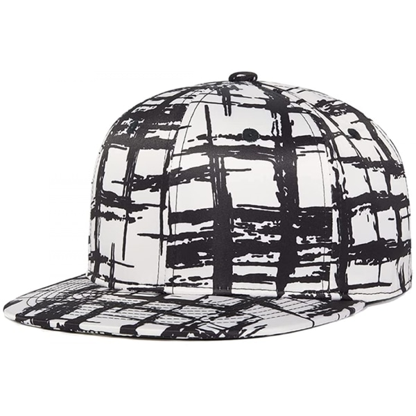Klassisk Snapback-hatt Hip Hop Flat Bill Visor Cap - Unisex Annons G