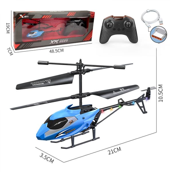 Fjernkontrollhelikopter, én-tasts start/landing, 2,5 kanaler