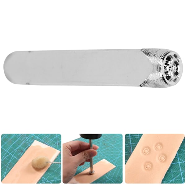 6mm 1/4\" Metall håndstempel design stansverktøy for DIY smykker utskjæring håndverk Tigerhode