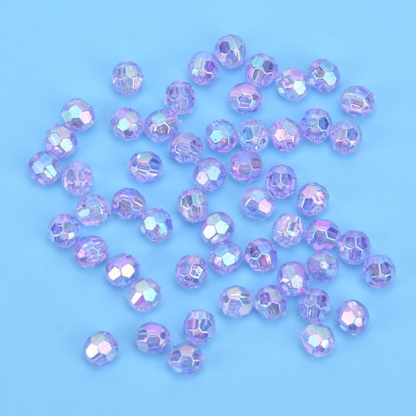 10g/påse 6MM Akryl Pärlor Hand Sömnad DIY Pärlor Kläder Dekor Smycken Tillbehör(Typ A)