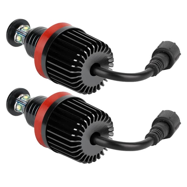 2 st För H8 40W Super Ljusa Angel Eyes Dimljus LED-lampor Passar för E91 E92 E93