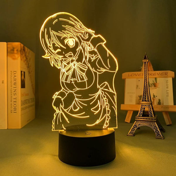 3D LED nattlampa Anime Sword Art Online Asuna för sovrummet