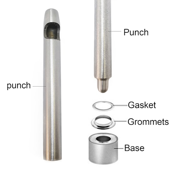 Grommets 2mm Forgylt Kobber Metall Grommet Kit Skolisser Belter Øyespenner Med Plast Oppbevaringsboks
