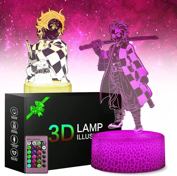 Demon Slayer Kamado Nezuko 3D Illusion Natlampe, Crea