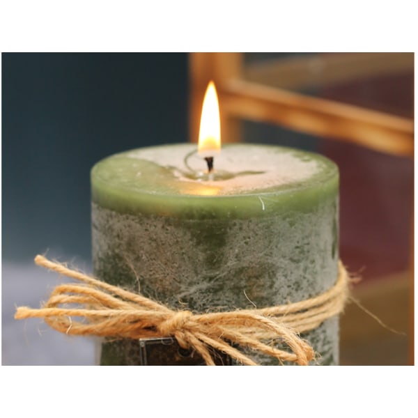 Pure Natural Pillar Candles - Lavet af 100% naturlig voks - 2.7