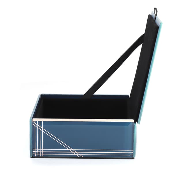 Multifunktionel glasopbevaringsboks smykker ur etui arrangør