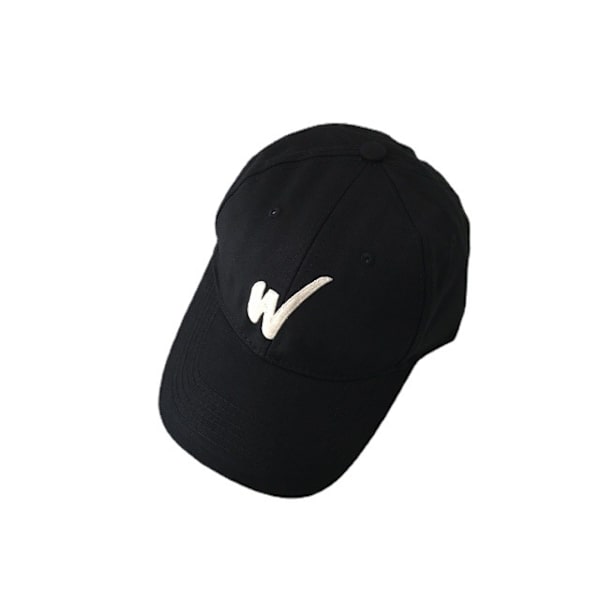 Hatt vår och sommar broderad alfabet basebollkeps casu Black