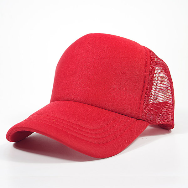 Tvåfärgad Trucker Hat Sommar Mesh Cap med Justerbar Snapbac J