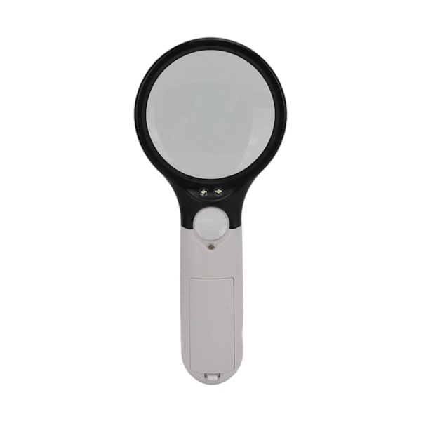 Lighted forstørrelsesglas LED-lys akryl dobbelt optisk linse høj gennemsigtighed bærbar forstørrelsesglas med lys