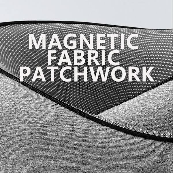 Rejse Nakkepude, Memory Foam Rejse Nakkepude, 360 Graders Komfort og Åndbarhed, Flyrejse Nakkepude, Sammenklappelig U-formet Pude Dark Gray