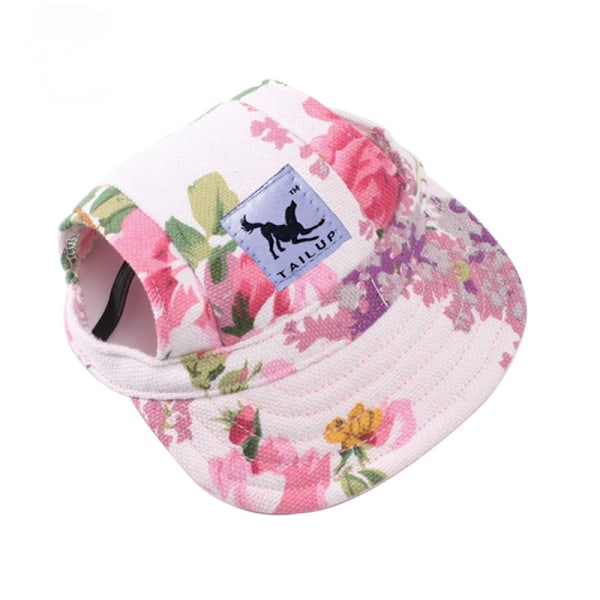 Liten husdjur sommar canvas keps hund baseball visir hatt valp utomhus solhatt keps