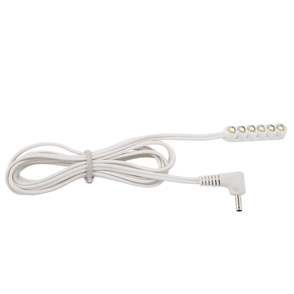 0,3W 6-LED arbeidslys for symaskin Justerbar magnetisk sokkellampe CN-plugg 220V