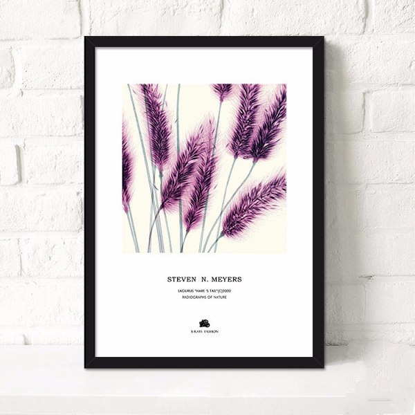 Pastorala blommor väggkonst canvas tryck affisch, enkel mode akvarell konst rita