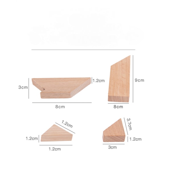 Tangram-pussel för vuxna - tonåringar - Deluxe japansk krita P