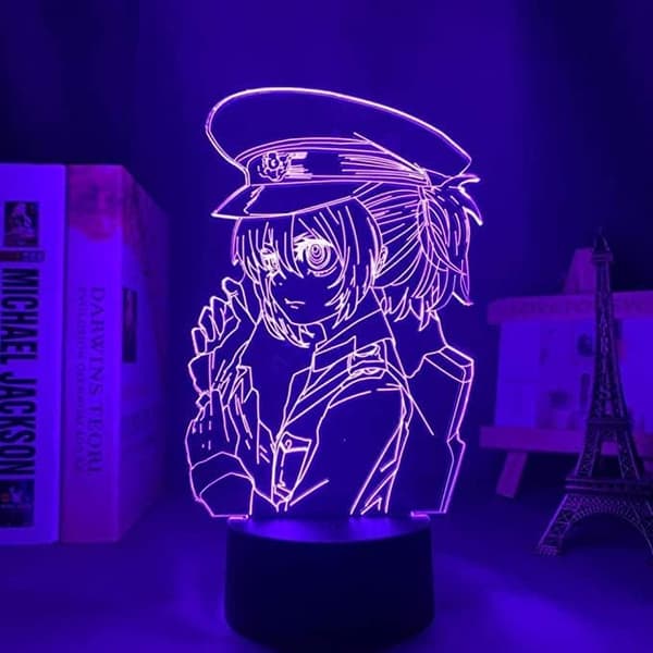 Anime Saga Van Tanya De Evil Konosuba Evil Degurechaff -lamppu