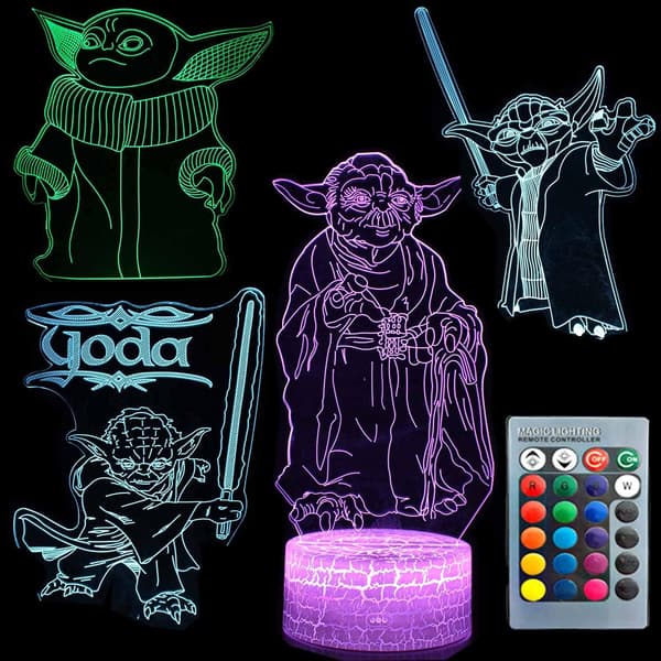 3D Illusjon Star Wars Nattlampe Fire Mønster Interste