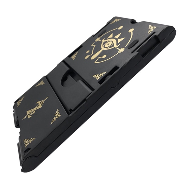 Bryterstativ for Nintendo med lagringsplasser for spillkort, justerbar, bærbar, sammenleggbar montering kompatibel med Nintendo Switch/Switch Lite/Switch OLED