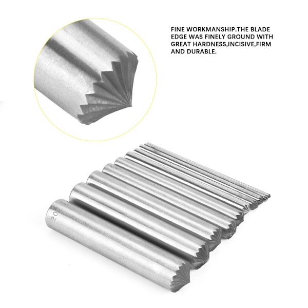 45# Stål Industriel Grade Chrysanthemum Form Grommet Punch Læder DIY Værktøj 3-20mm