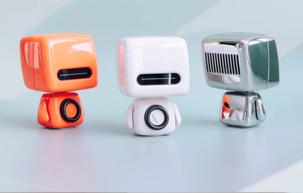 Robot Bluetooth-kompatibel 5.0 trådløs lydhøjttaler med