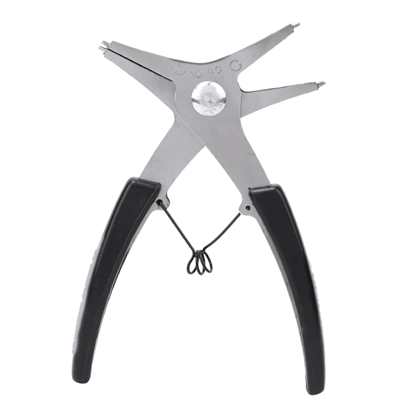 Sikkerhedsnåletang 2 i 1 Sort Værktøjsstål Skridsikkert Håndtag Hardware Håndværktøj 145x80mm