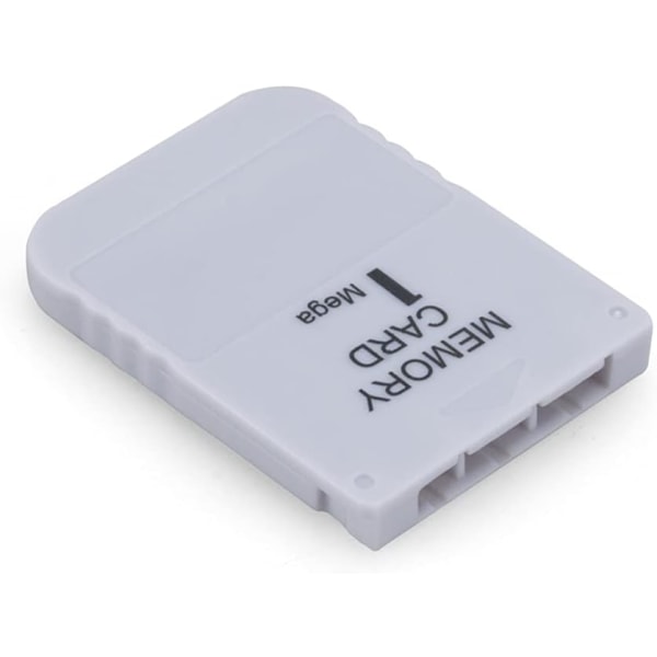 1MB High Speed Game Memory Card Kompatibel med Sony Playstation 1 PS1 Memory Card, 2 stk.