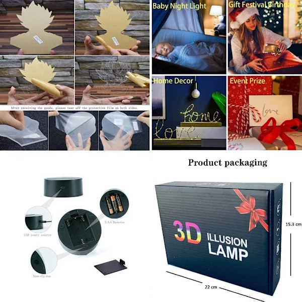 Legend of Zelda-merchandise, Zelda 3D-nattlampa, Zelda andas