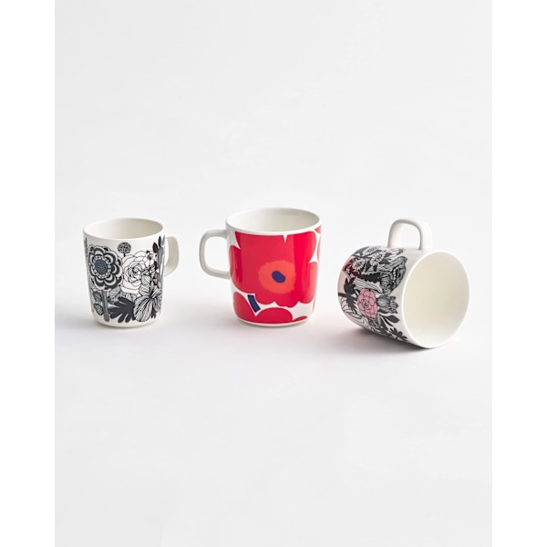 Stengodsmugg (Röd) Stilfull kaffemugg i porslin för morgonbryggningar och mysiga kvällar