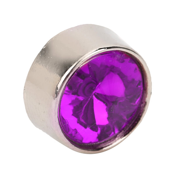 20 stk. nitte studs runde legering DIY sko tøj tasker dekoration med 20 stk. skiver 12mm lilla