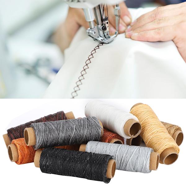 10 st handsydda trådar sykit DIY-tillbehör slitstarkt läderhantverk 150D 10-färg