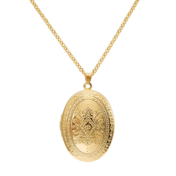 Halsband med medaljong, graverat hjärtformat medaljonghänge med plats för bilder, personligt fotomedaljong, minnesmedaljong för kvinnor och flickor