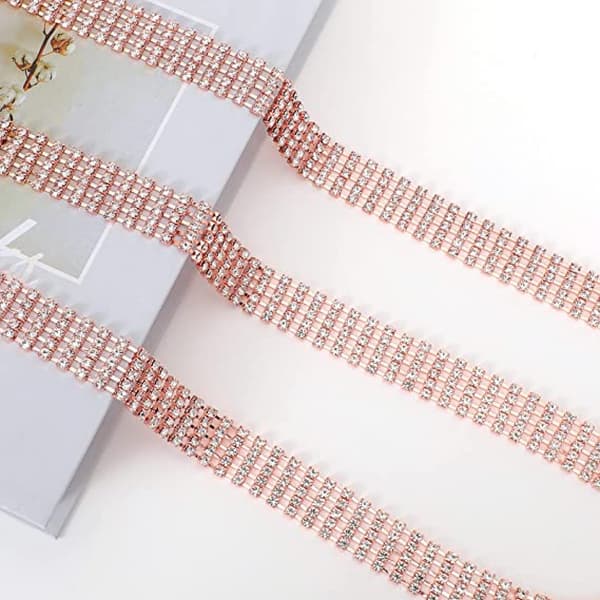 Dam bälte med strass, silver, glänsande diamant, modekristall, L Rose
