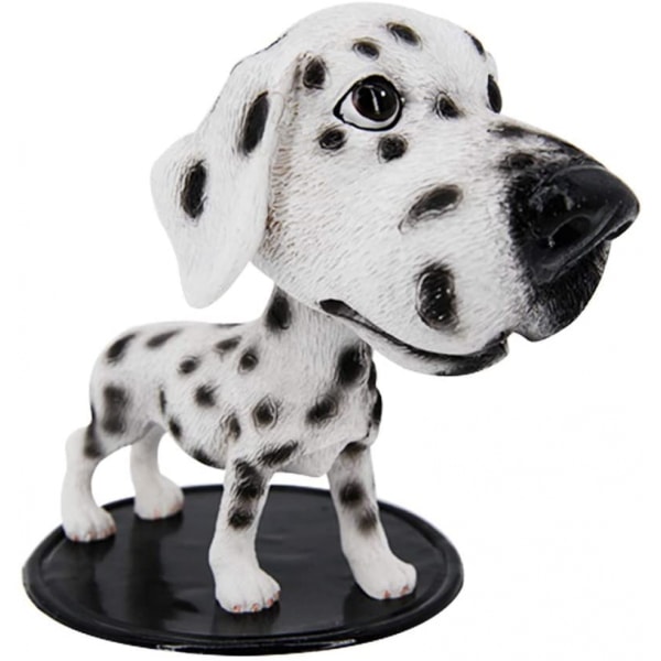 Bobble Head Hundar Bobbing Huvuden Bil Dash Valp Bil Dekoration (Dalmatiner)