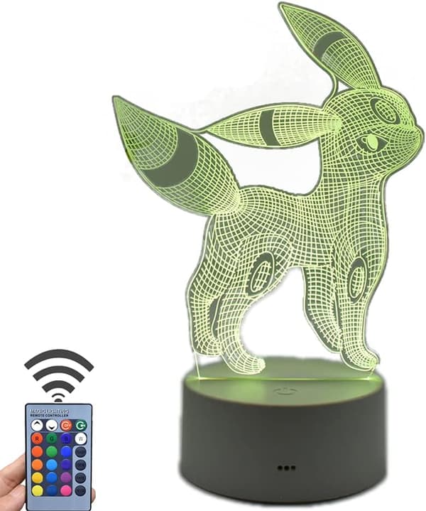 3D Illusion Elf Nattlampa, LED-bordslampor, Heminredning, Touch