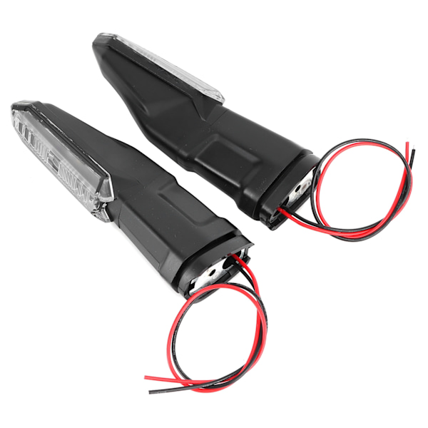 2 st 12V LED Blinkers Amber Färg Passar Kawasaki Z250 Z800 Z900 Z900RS Z1000 Transparent Lins
