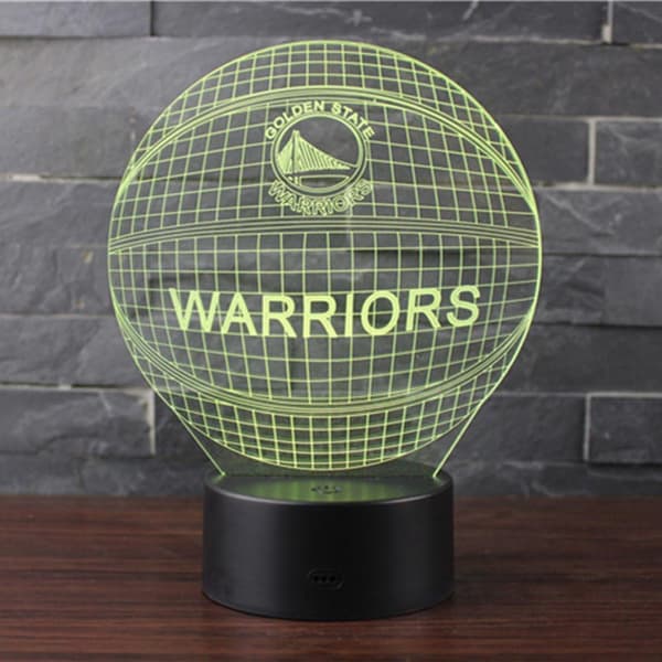 3D Illusion Natlampe LED Skrivebordslampe 7 Farve Touch La