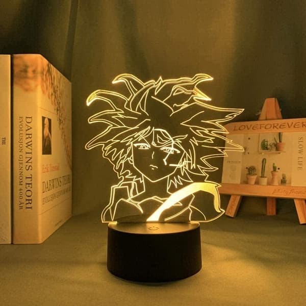 Anime Lampe 3D Illusjon Nattlys Hunter X Hunter Killua LE