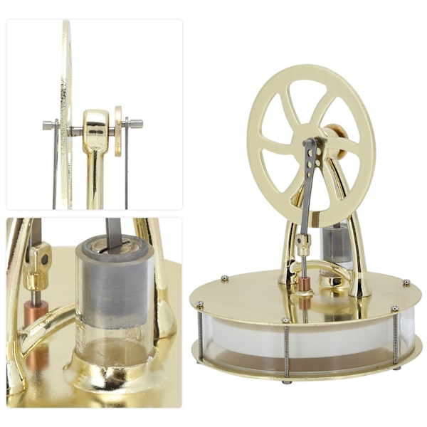 Lavtemperatur Stirling-motor Model Dampmaskine Videnskabeligt Eksperiment Uddannelseslegetøj